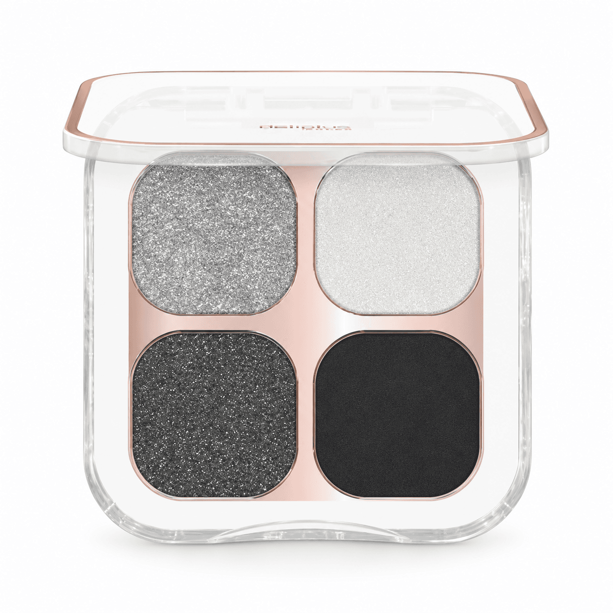 DELIPLUS – 4-Color Eyeshadow Palette, Shade 12 Black