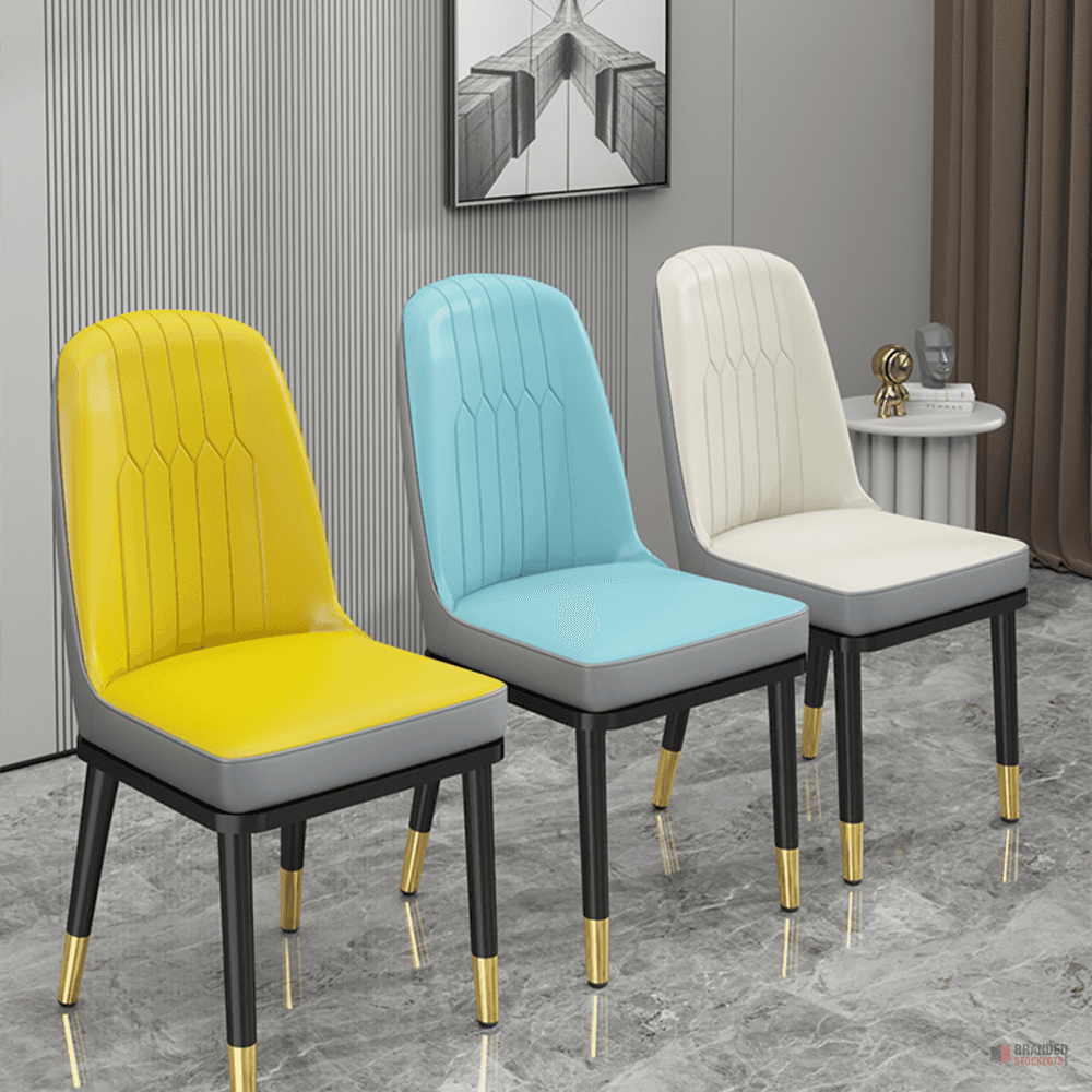 Premium Modern Leather Dining Chairs – Elevate Your Hospitality Space