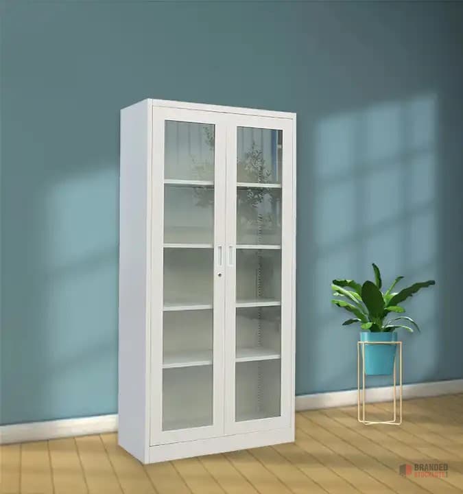 SecureStore" White Office Filing Cabinet - Adjustable & Durable