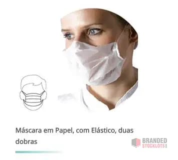 High-Quality Health Masks in White Paper with Elastics – Made in Portugal, Ready to Ship!