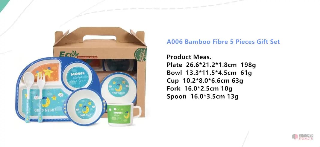 Bamboo Fibre Kids 5-Piece Gift Set