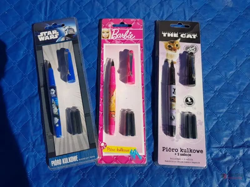 Assorted Licensed Ball Pen Collection – Barbie, Star Wars, Spiderman, Winx, and More