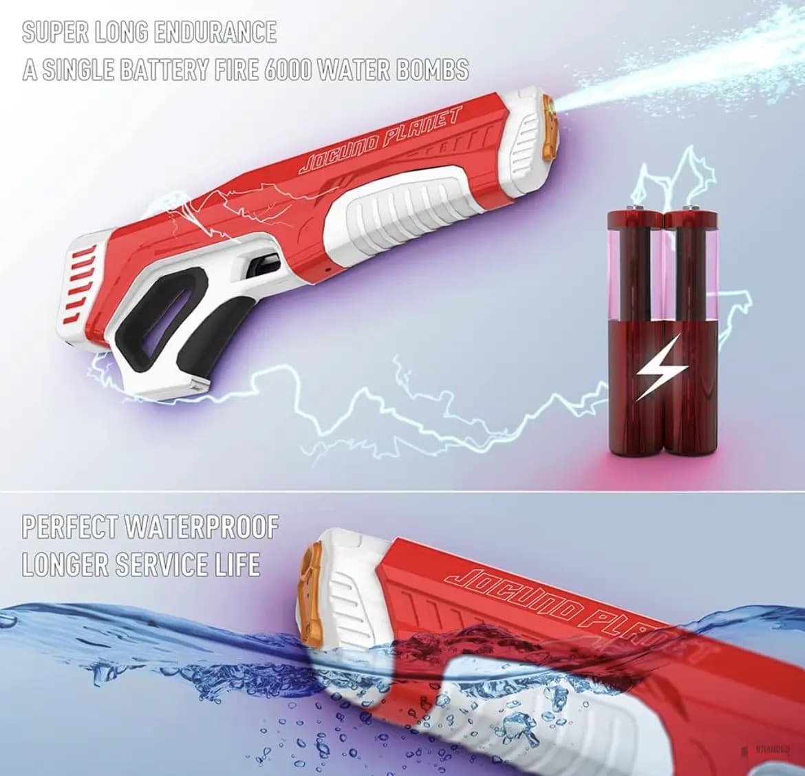 400 PIECES Electric Water Gun with Automatic Water Intake, 300 Water Balls, Range of 8-9 m, Waterproof Spray Gun, Toy for Kids ( LIKE SPYRA )