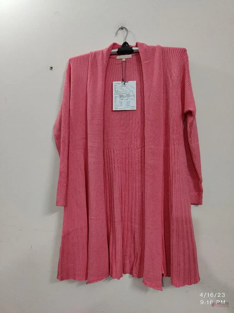 LADIES H&M LONG OPEN CARDIGAN