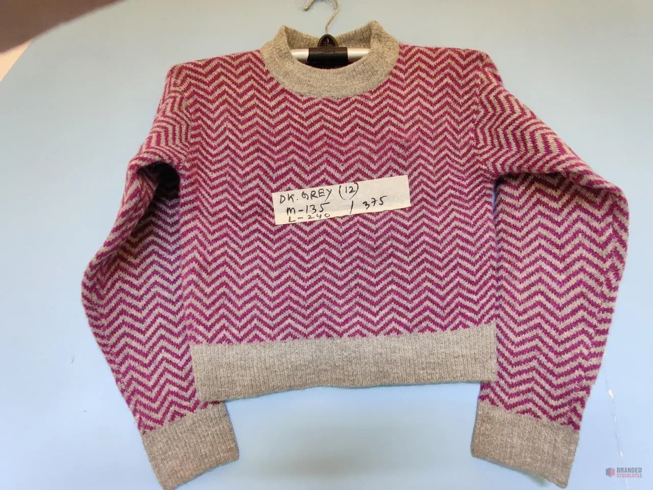 Ladies Allover Stripe Sweater