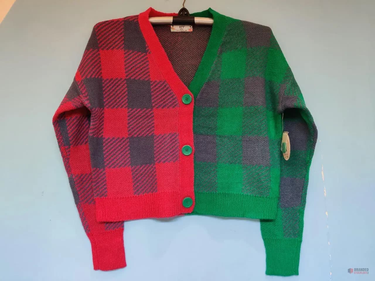 LADIES COLOR BLOCK CARDIGAN - STYLISH STOCK, UNBEATABLE PRICE