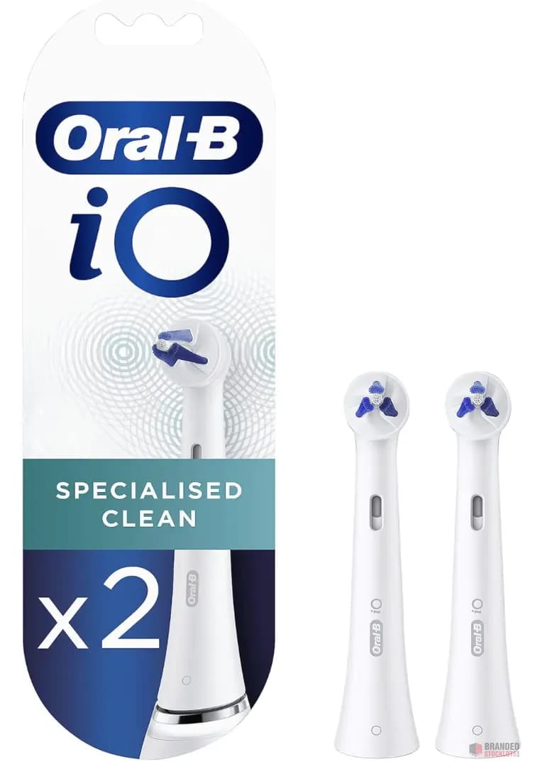 400 packs Oral-B iO Specialised Clean Electric Toothbrush Head, Precisely Angled Tufts for Deeper Plaque Removal