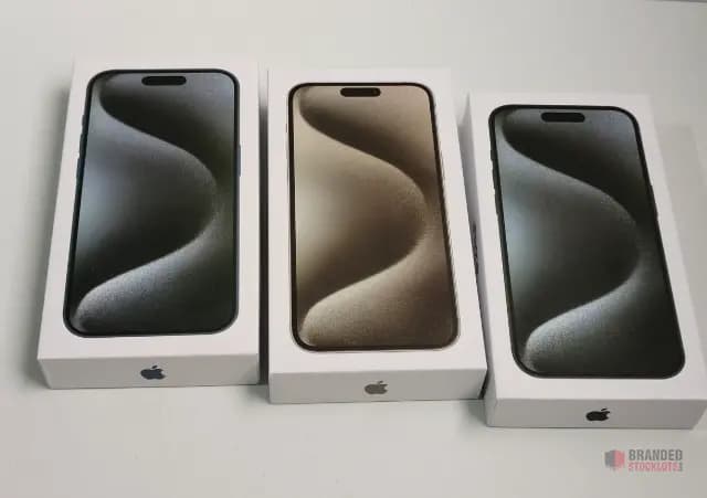 NEW Sealed iPhone 15 Pro Max 256GB – Titanium – 5x Zoom – MOQ 7 Units – EU Stock Poland