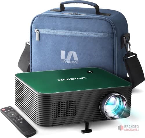 Bulk UVISION X1 Native 1080P Projector - Versatile and Portable for All Settings