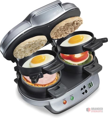 Stocklot - Hamilton Beach Dual Breakfast Sandwich Maker -