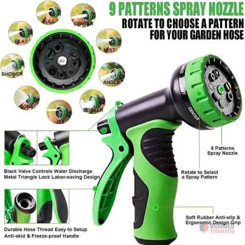 100ft Expandable Garden Water Hose - Durable & Flexible