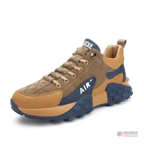 High-Quality Men's Black Sneakers