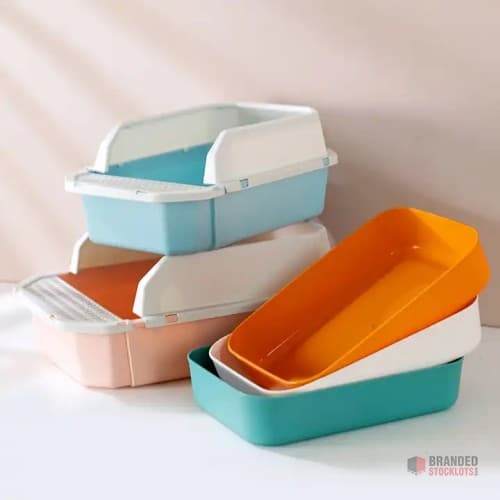 Simple Cute Cat Head Litter Boxes