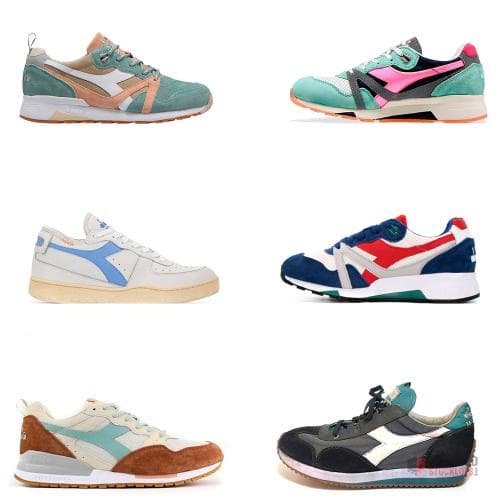 LOT of 650 pairs of footwear from Diadora, Fred Perry, and Clooui, for men and women.