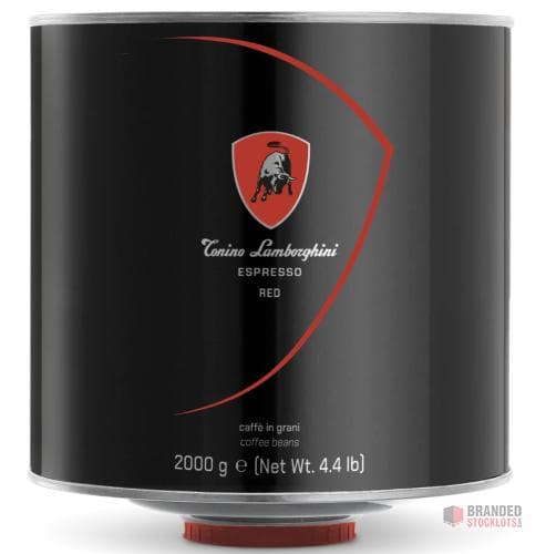 Tonino Lamborghini Red Espresso – Whole Beans, 2 kg Tin – €40