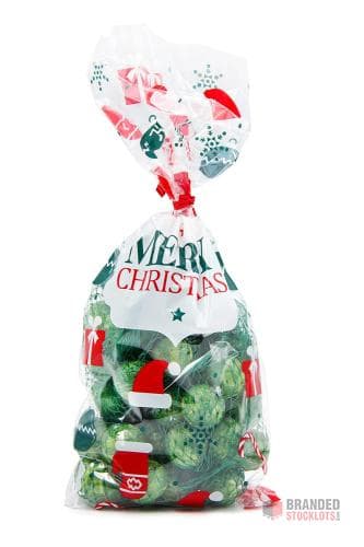 Christmas Sprout Foil Nets 75 g– Festive Chocolate Wholesale