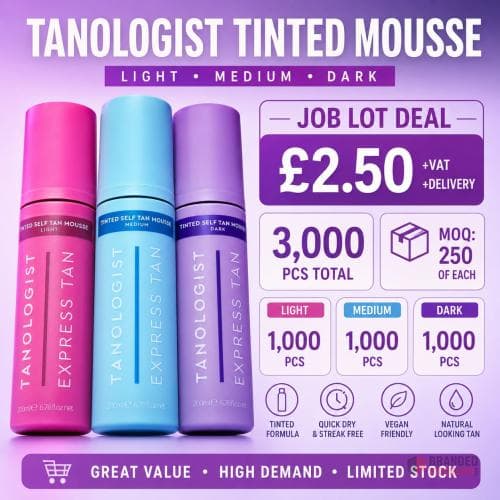 3000 PIECES Tanologist Tinted Mousse - Dark 200ml
