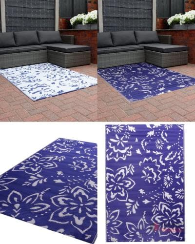 200 pieces Gardenwize Outdoor Garden Camping Beach Grass Patio Carpet Patterned Rug Hampton