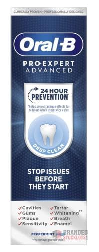2136 pieces Oral-B Pro-Expert Advanced Deep Clean Toothpaste 75ml