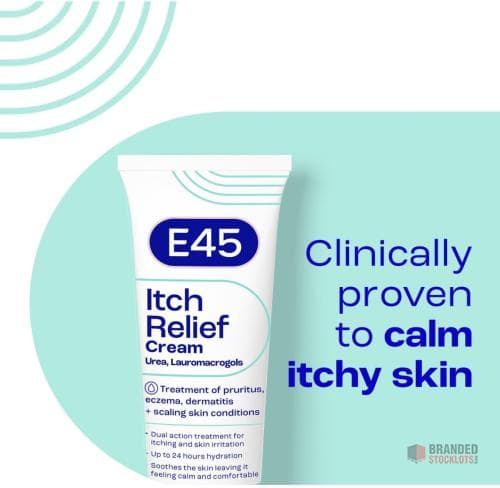 1074 pieces E45 Itch Relief Cream 100g – Anti Itch Cream for Skin Irritation