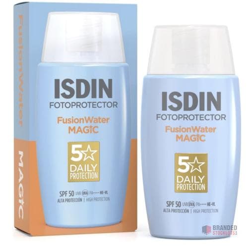 1500 PIECES ISDIN Fusion Water Magic SPF50 50ml | Daily facial sun cream