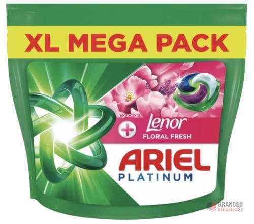 528 pieces Ariel Platinum Laundry Detergent with Lenor Floral Fresh