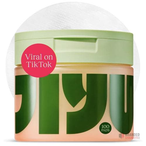 200 pieces Jiyu Toning Polish Pads - Korean Skincare for Dark Spots, Wrinkles & Dull Skin