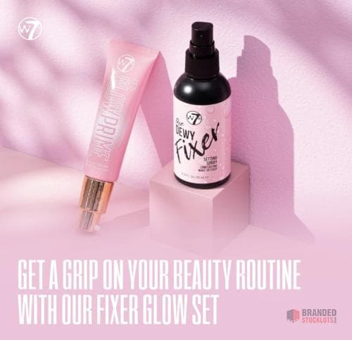 207 pieces W7 The Fixer Glow Set - Makeup Primer & Setting Spray Duo for Radiant,
