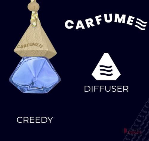 32 pieces Carfume Creedy Car Air Freshener Original| Premium Earthy Musk, Ambergris & Juniper Fragrance