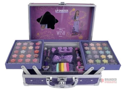 Lip Smacker Disney Wish Makeup Traincase, Disney Makeup Case for Kids, 50+ Pieces - Put your offer