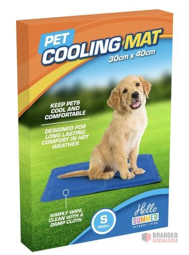 800 pieces Vivo Technologies Hello Summer Dog Cooling Mat - Non-Toxic Gel Self Cooling Pad, Ideal for Dogs in Hot Summer