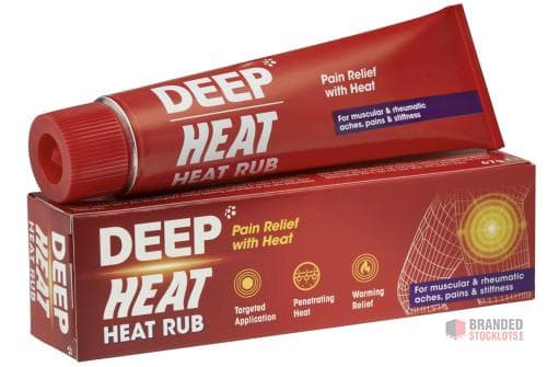 5000 pieces Deep Heat Heat Rub, For Muscular & Rheumatic Aches, Pain and Stiffness, 67g