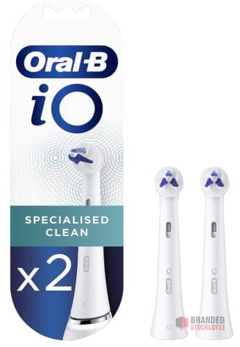 400 packs Oral-B iO Specialised Clean Electric Toothbrush Head, Precisely Angled Tufts for Deeper Plaque Removal
