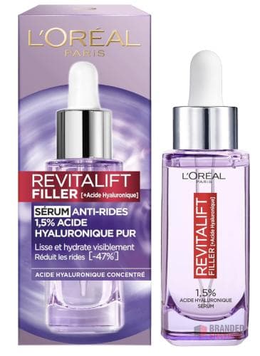 215 pieces L'Oréal Paris - Revitalift Filler - Anti-Wrinkle Serum with Pure Hyaluronic Acid - 30 ml