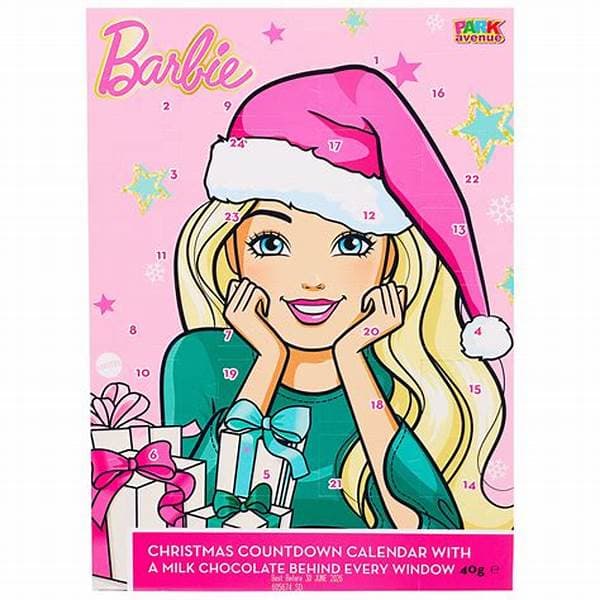 Barbie Milk Chocolate Advent Calendar 40G