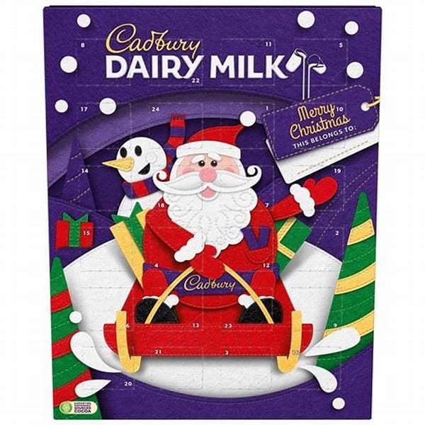 Cadbury Dairy Milk Advent Calendar Hod 90G