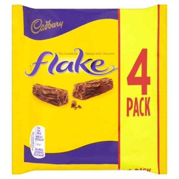 Cadbury Flake 4 Pack 80g