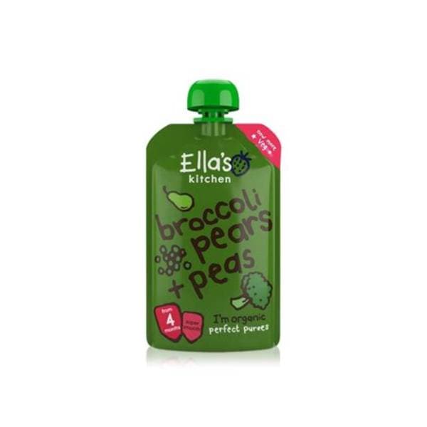 Ellas Kitchen Stage 1 Broccoli Pear + Peas 120g