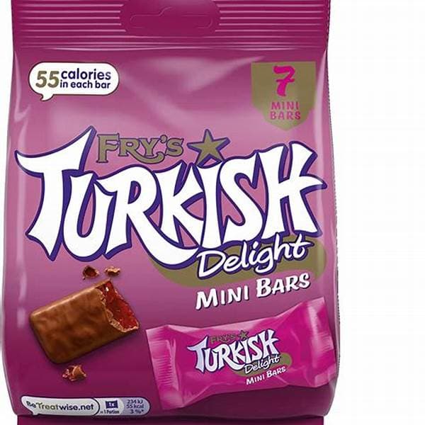 Frys Turkish Delight Mini Bars 105g