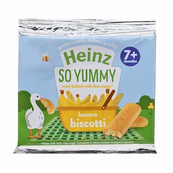 Heinz Banana Biscotti Reduced Sugar 60g