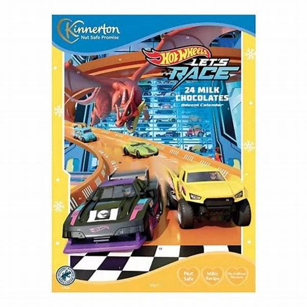 Hot Wheels Milk Chocolate Advent Calendar 40G