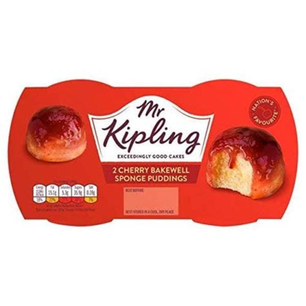 Kipling Cherry Bakewell Sponge Pudding 108g