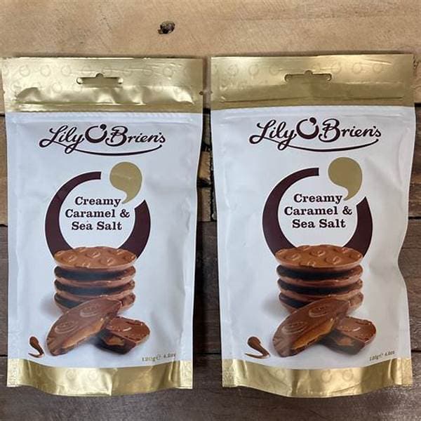 Lily OBriens Creamy Caramel Sea Salt Bag 100G