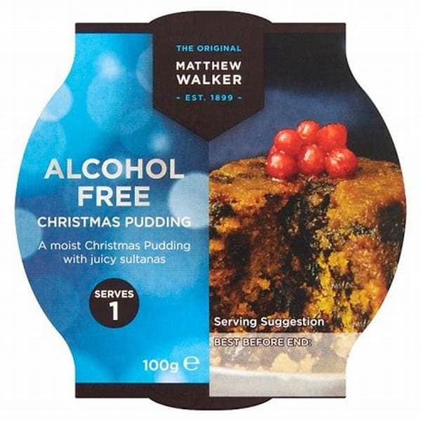 Matthew Walker Christmas Pudding Alcohol Free Catering Loaf 1.25Kg