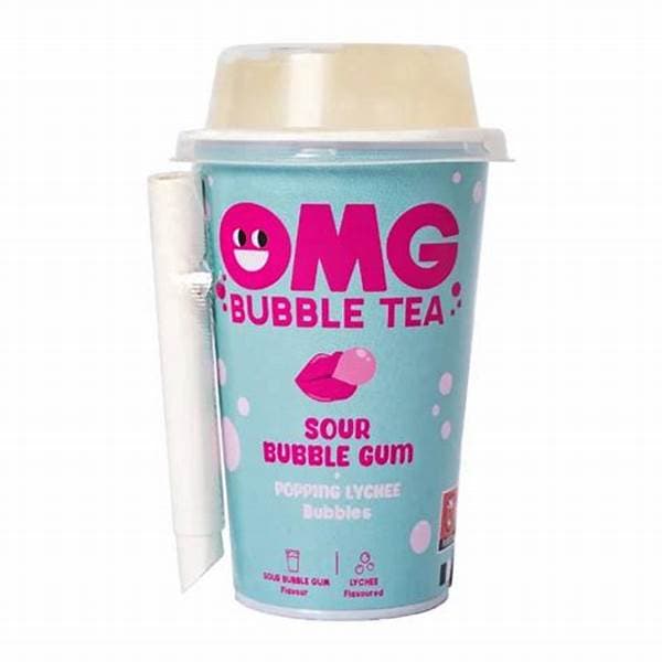 Omg Bubble Tea Bubble Gum With Lychee Bubbles 265Ml