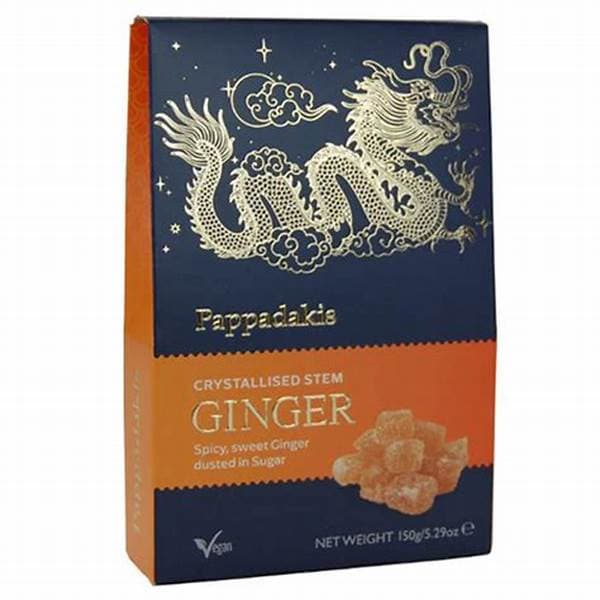 Pappadakis Crytallised Stem Ginger 150G