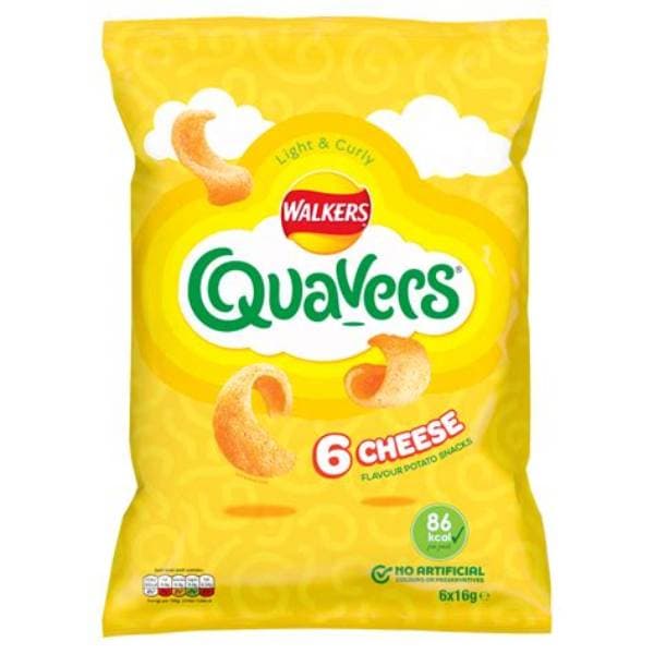 Quavers Cheese 6 pack 6x16g