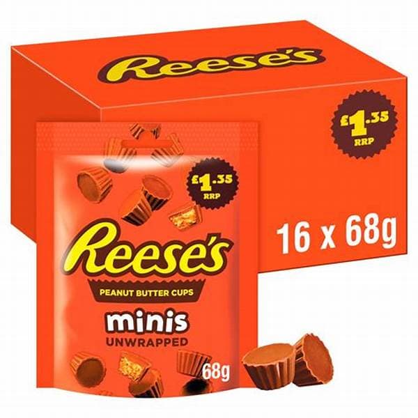 Reeses Peanut Butter Cup Minis Pm £1.35 68g
