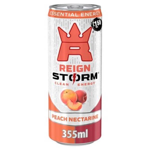 Reign Storm Clean Energy Peach Nectarine 355Ml