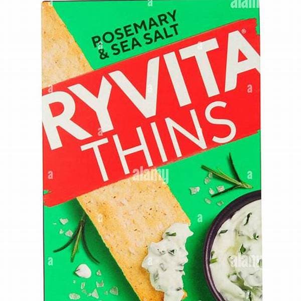 Ryvita Thins - Rosemary & Sea Salt 125G